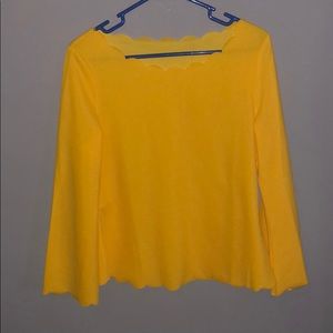 Yellow long sleeve